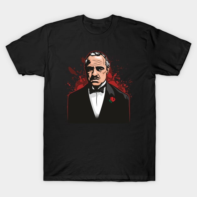 Don Vito Corleone T-Shirt by Jamie Lee Art